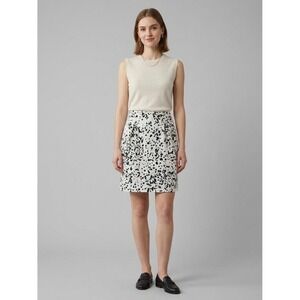 Incotex 1951 Womens Splatter Print Cotton Blend Mini Skirt White Green J6064/SK